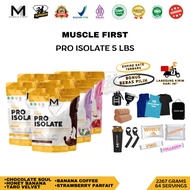 M1 Muscle First Gold Pro Isolate 5LBS 5 LB -M1 HALAL & BPOM Susu Whey Isolated Protein Cutting