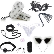 Suit Bondage SM Products Nipple Clamps Porno Fetish Handcuffs BDSM Whip Rope Sex Toys Sex Bondage Set Adult Games 74Bx