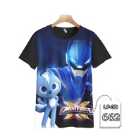 3D Printed Children's Miniforce Volt Clothes Cartoon TV Animation Series Children's Clothes LP3D-662
