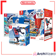 Ace Angler Fishing Spirits - Rod Controller Cobalt Blue Base Game Rod Controller Bundle Edition 🍭 Nintendo Switch Game - ArchWizard