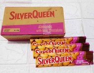 Silverqueen Chocolate Almond 58gr box isi 10 pcs