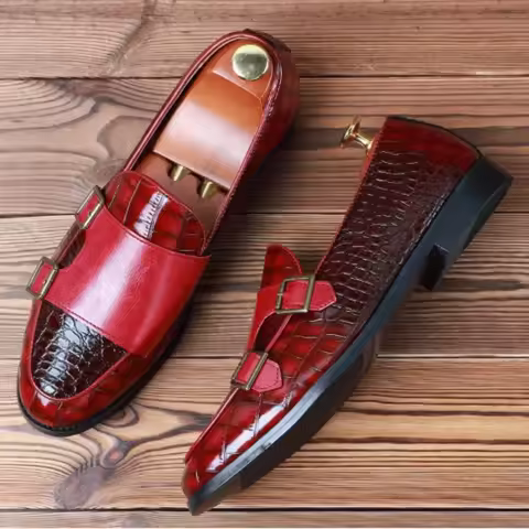 Mens Dress Shoes Fashion Men's Leather Shoes Oversized Shoes for Men Loafers Shoe Zapatos Para Hombr