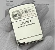 zippo 純銀 1941好彩防風煤油打火機