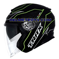 SG SELLER 🇸🇬 PSB APPROVED FG TEC TRAX Motorcycle sunvisor helmet G5 GREEN LINE