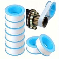 PTFE Plumbers Tape - 118in/300cm, 0.47in/1.2cm, Sealing Tape For Plumbing, Shower Heads, And Threads