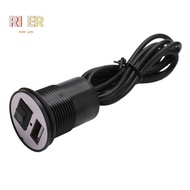12-24V Universal USB Charger Motorcycle Power Adapter Socket USB Charger Waterproof Auto Charger Ada