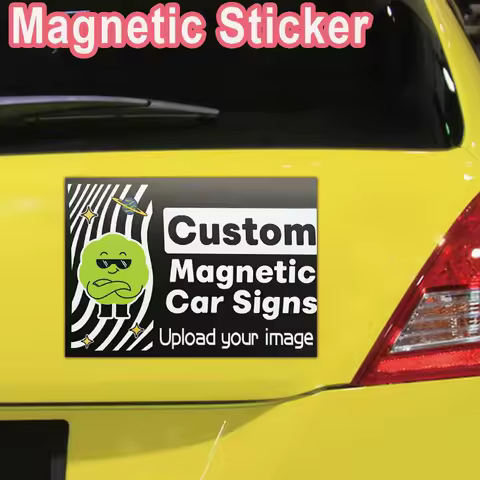1pc cool Custom Car Magnets Personality Bumper Sticker Custom Car Magnet Logo Custom Magnetic Sticke