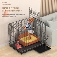 Dog Cage Small Dog Teddy Cat Cage with Toilet Home Indoor Medium-Sized Dog Dog Cage Rabbit Cage Dogs and Cats Vil00
