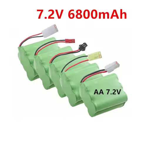 7.2V 6800mAh Ni-MH 6*AA Battery SM / TAMIYA PLUG For RC Cars Robot Tanks Gun Boats Toys Accessories