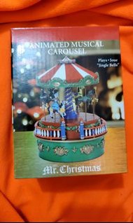 Mr Christmas animated musical carousel 聖誕旋轉音樂盒