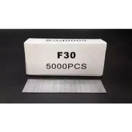Brad Nail F30, 30mm (2 x 5000pcs) Brad Nail / Straight Nail for F30/32/50 Nailer Gun #electric nail 