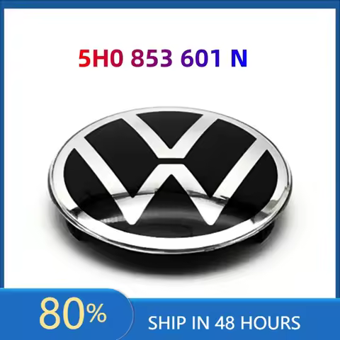 Hub Caps 5H0853601N Emblema de insignia de rejillaFor Volkswagen con Crucero Adaptable OEM 5H0853601