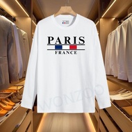 PARIS FRANCE SOUVENIR LONG-SLEEVED TSHIRT - FRANCE PREMIUM QUALITY