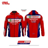 Honda Livery Moto Gp 2025 HRC Jacket, Windproof and Waterproof Full Printing Jacket