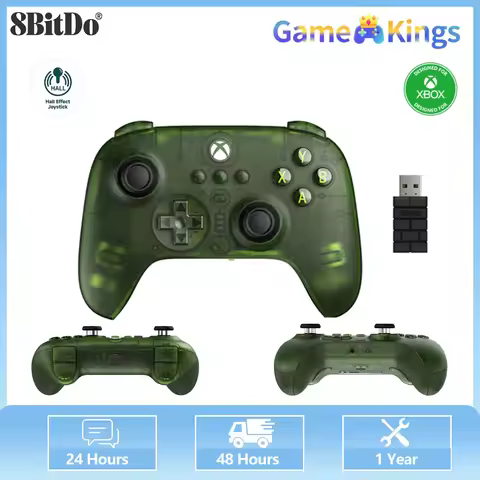 8Bitdo Ultimate 3-mode Hall Effect Joysticks/Hall Trigger Controller with Charging Dock, Wired for X
