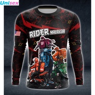 Sublimation Baju Group Rider Malaysia, Grab Lalamove Foodpanda Long Sleeve T Shirt