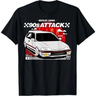 Men's And Women's T-Shirt Honda Ef Civic Ef9 Sir Car Tee For Off-Road Riding Short Sleeves Spring St