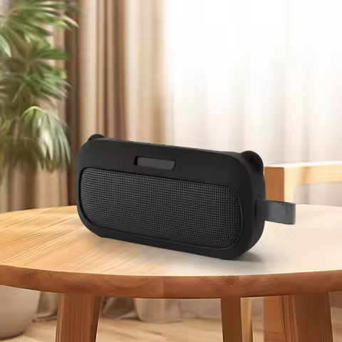 Silicone Cover Protective Skin Sleeve with Shoulder Strap Carrying Case for Bose SoundLink Flex 1st 