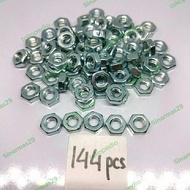 Bicycle Nuts hexagonal Nuts 3/ 16" 144pcs SPECIAL PRICE!