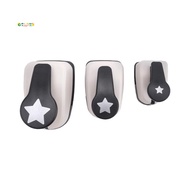 3 PCS Star Hole Punch, Star Punch, Star Paper Punch, White & Black Plastic+Metal Star Hole Puncher, 