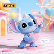 52TOYS Disney Stitch Warm Pink Series Lilo & Stitch Figurine Trendy Toy Gift Ornament CQQD