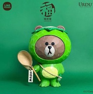 URDU Line Friend 保護環境 河童 Brown