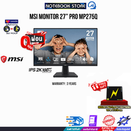 [ผ่อน 0% 6 ด.]MSI MONITOR 27” PRO MP275Q/ประกัน 3 YEARS ไม่ผ่อน One