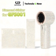 GOOJODOQ Portable High Speed ​​Fan Sticker