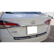 Shiny chrome-plated trunk lid for Toyota Vios, 2019, 2020, 2021, 2022 Vios NCP93 Accessories Vios NC