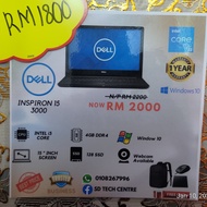 LAPTOP DELL INSPIRON 15 3000 NEW