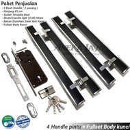 Pull Handle pintu rumah stainlees steel ( isi 4 ) set kunci panjang 45 cm / Gagang pintu rumah satu 