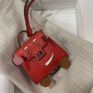 Hermes Mini Kelly Doll Kelly dole Bag Charms 紅色手袋掛飾