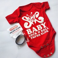 (1-6 MONTHS) BABY ROCK N ROLL - SLANK BABY JUMPER - SLANK BODYSUIT - SLANKIDS CLOTHES - SLANK T-SHIR