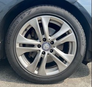 中華賓士 Mercedes-Benz W212  E 300  原廠17寸鋁圈 5H  112  8J  ET 48   倍耐力 Pirelli Citurato P7 2023年17週出廠 245 
