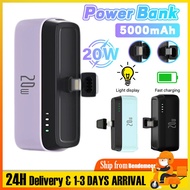 【SG Stock】5000mAh Portable PowerBank PD 20W Fast Charging Powerbank Lightweight Power Bank