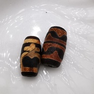 Dzi Bead DIY (Straight Hole/Straight Hole) Dzi Bead DIY