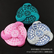 Dice Dungeons and Dragons Dice Role-Playing Metal D6DND Roulette Dice 7-in-1 Polyhedral Spinner SK7N