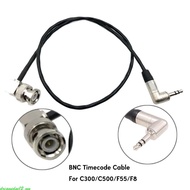 dreamedge12 Right Angle 3 5mm TRS to BNC TimeCodes Cable for C300 500F55 Amira ZoomF8