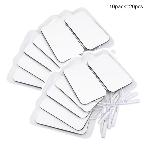 20pcs TENS Electrode Pads for Physiotherapy Tens Massager Relaxation Treatments Muscle Stimulator Ma