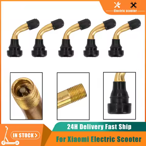 Tubeless Tyre Valve Stems For Electric Scooter PVR70 60 50 40 Degree Air Tyre Valve Stem For Xiaomi 