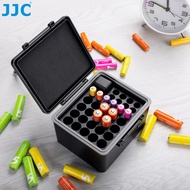 JJC Battery Case AA AAA 18650 Holder Vertical Organizer with Battery Checker 2A / 3A  Battery Large Capacity Storage Box