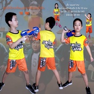ชมาใหม่ ชุดขาสั้นเด็กโต (5-10)ขวบ ชุดโกโกวา ลายผุ้คุม ผู้เล่น โกโกวา สวิดเกมส์ ใส่สบาย พร้อมส่งทั่วไทย