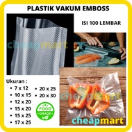 [100-Lbr] 15x20 {100-Lbr} EMBOSSED Food VACUUM Plastic EMBOSSED VACUUM BAG Plastic/