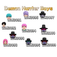 WM3091-WM3100 Pemburu Syaitan Lelaki Pasukan Blok Bangunan Mainan Minifigure