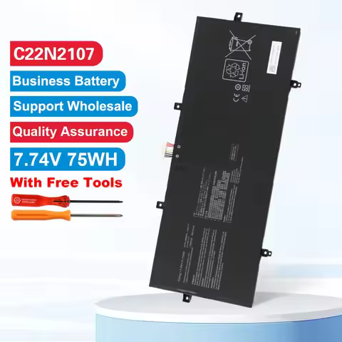 7.74V 75WH Laptop Battery C22N2107 0B200-04160000 for ASUS ZenBook 14 OLED UM3402 UX3402 UM3402YA UM