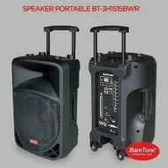 Speaker Portable BareTone BT-3H1515BWR Baretone BT 15BWR BareTone 15