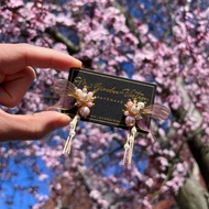 獨家貨品 UV膠2ways蝴蝶耳環 耳環 禮物 手作耳環