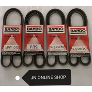 Fan Belt (100% BANDO) for Mitsubishi Storm L200 Triton Lite 4X2 (4PK1120 & A38 & 9.5X1075 X 2 PCS)