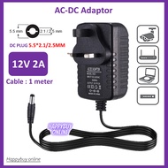 OFFER Power Adapter AC To DC Adapter 12V2A 5.5mm to 2.1mm 2.5mm Power Supply Adaptor