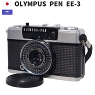 OLYMPUS PEN EE-3 + D.Zuiko 1:3.5 28mm lens Half-size film Camera Battery-free